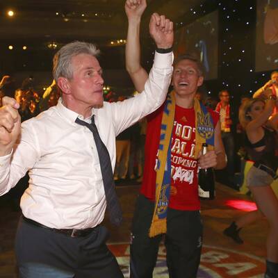 Roter Rausch in London: Die Party ging bis in die frühen Morgenstunden