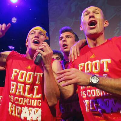 Roter Rausch in London: Die Party ging bis in die frühen Morgenstunden