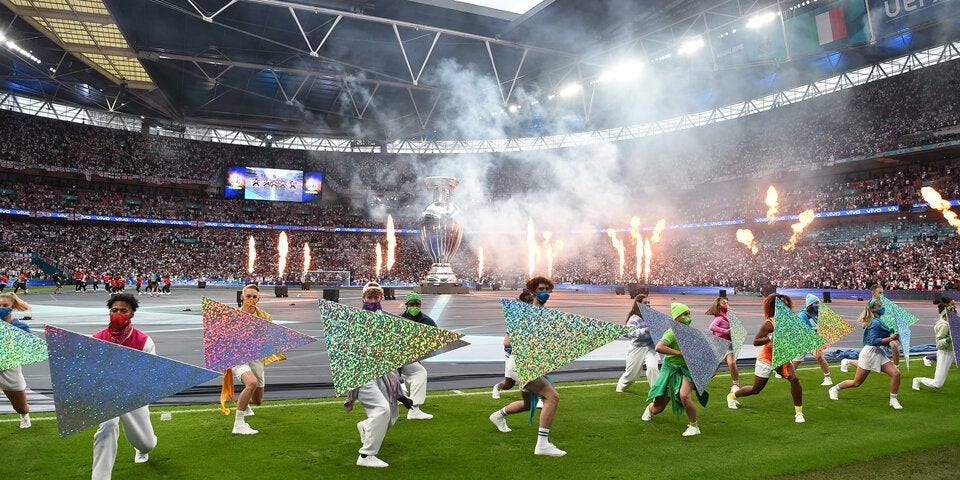 Show-Spektakel vor EM-Finale