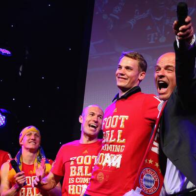 Roter Rausch in London: Die Party ging bis in die frühen Morgenstunden