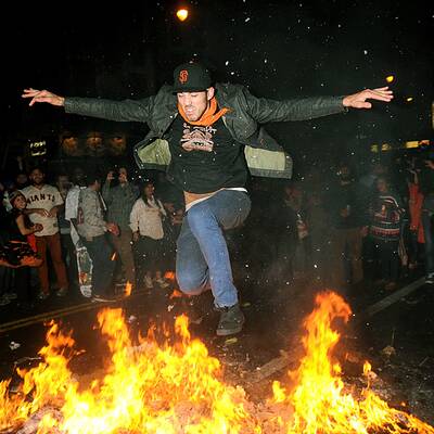 So heiß feierten Giants-Fans MLB-Titel