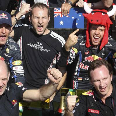 Die wilde Bullen-WM-Feier