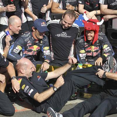 Die wilde Bullen-WM-Feier