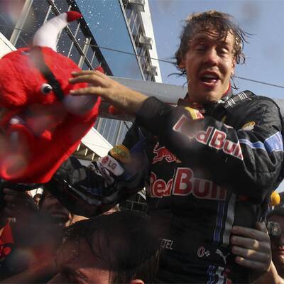 Die wilde Bullen-WM-Feier