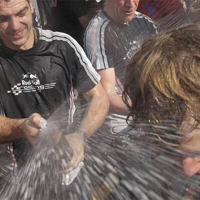 Die wilde Bullen-WM-Feier