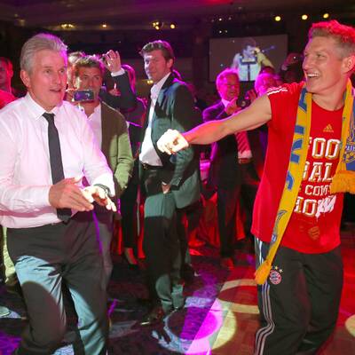 Roter Rausch in London: Die Party ging bis in die frühen Morgenstunden