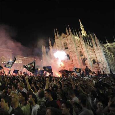 So jubelte und feierte Inter