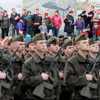 Österreich feiert sich am Heldenplatz