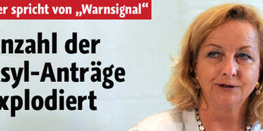 Asyl-Anträge: Fekter sieht 