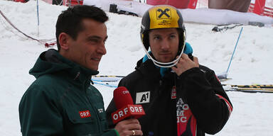 Hirscher scherzt mit ORF-Felber