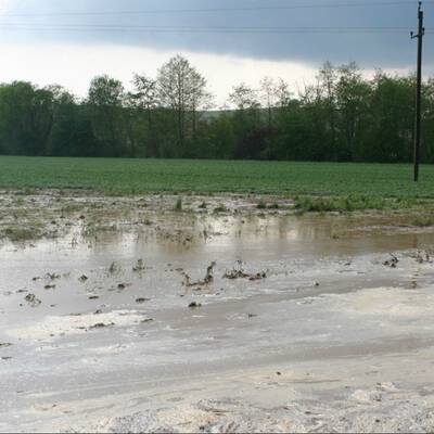 Überschwemmungen nach Gewitter