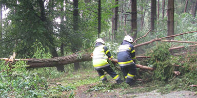 Schwere Unwetter über Österreich