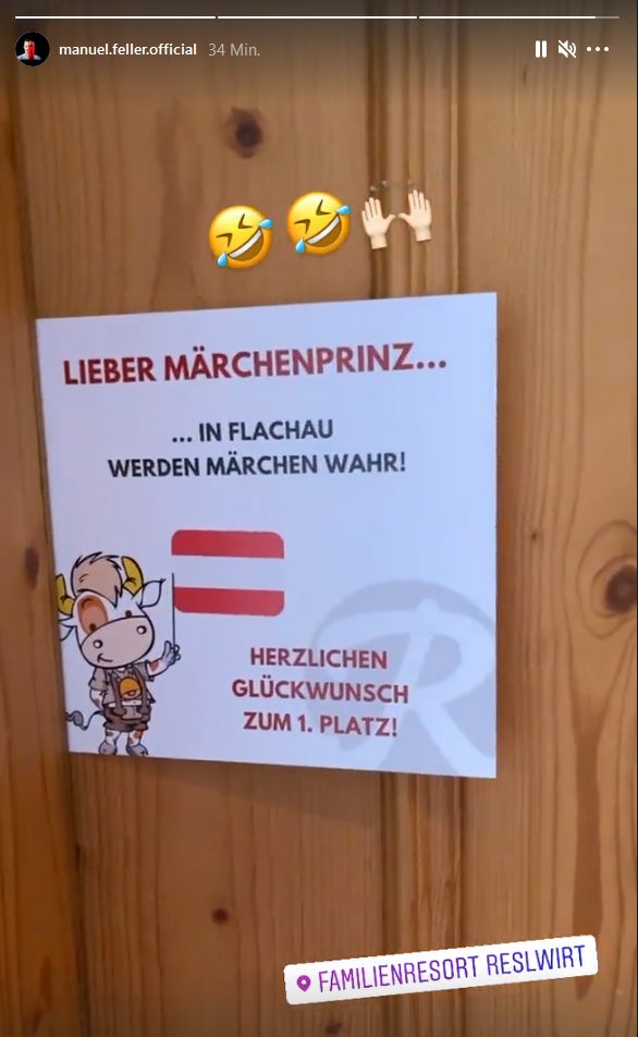 Hotel gratulierte 'Märchenprinz' Feller