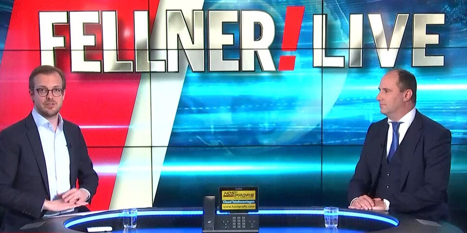 Finanzombudsmann Gerald Zmuegg im oe24.TV-Talk mit Niki Fellner