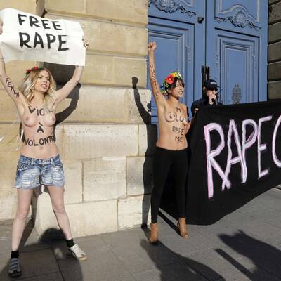 Femen machen Frankreich unsicher