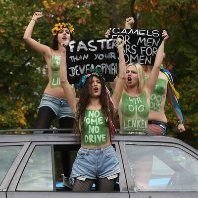 Nackt gegen Fahrverbot von Saudi-Frauen