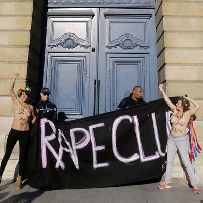 Femen machen Frankreich unsicher
