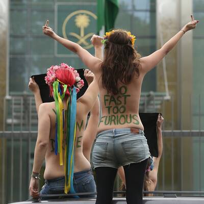 Nackt gegen Fahrverbot von Saudi-Frauen