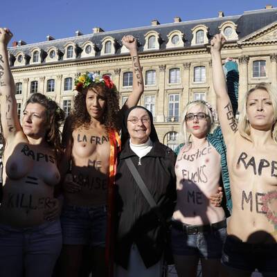 Femen machen Frankreich unsicher
