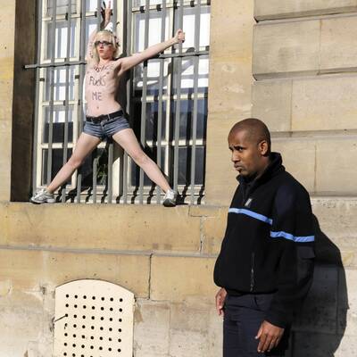 Femen machen Frankreich unsicher