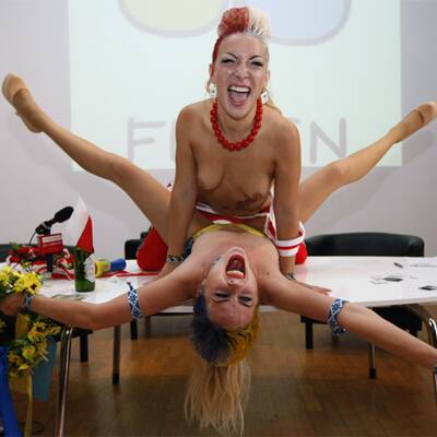 Nackt-Protest gegen Sex-Tourismus