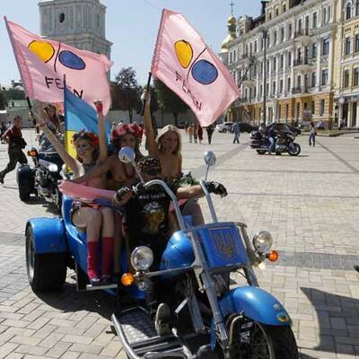 Sexy Unabhängigkeitstag in der Ukraine