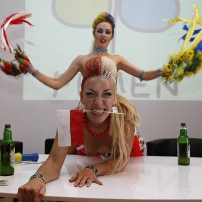 Nackt-Protest gegen Sex-Tourismus