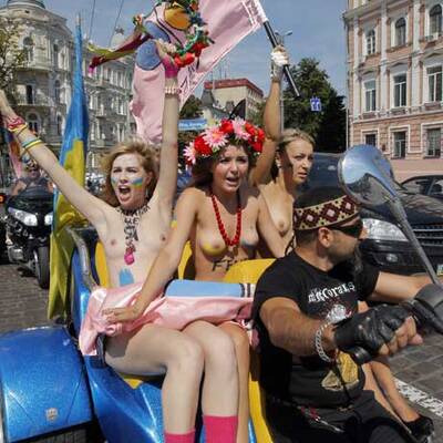 Sexy Unabhängigkeitstag in der Ukraine