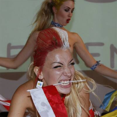 Nackt-Protest gegen Sex-Tourismus