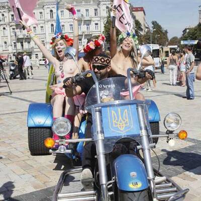 Sexy Unabhängigkeitstag in der Ukraine