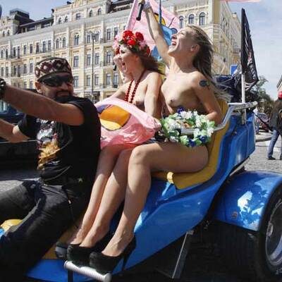 Sexy Unabhängigkeitstag in der Ukraine