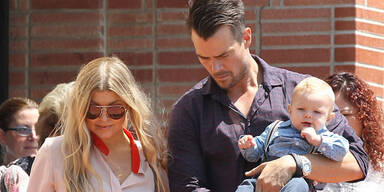 Fergie, Josh Duhamel, Axl Jack