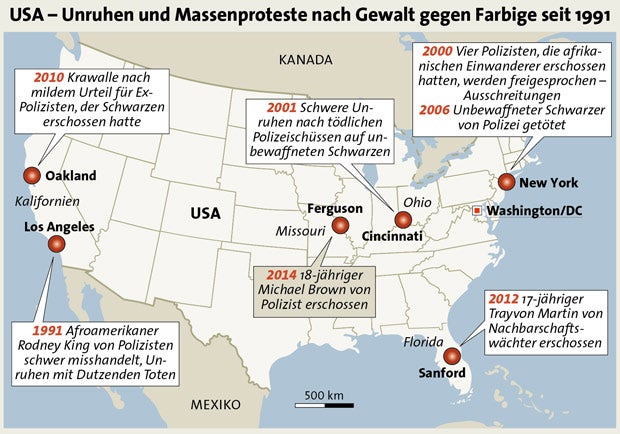 USA: Erneut Schwarzer erschossen