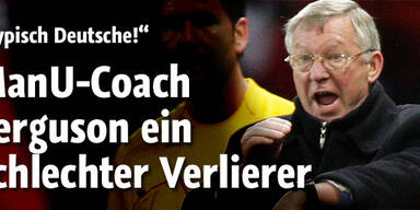 ManU-Coach als schlechter Verlierer
