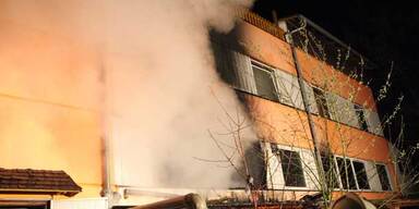 Zimmerbrand in einem Motel in OÖ