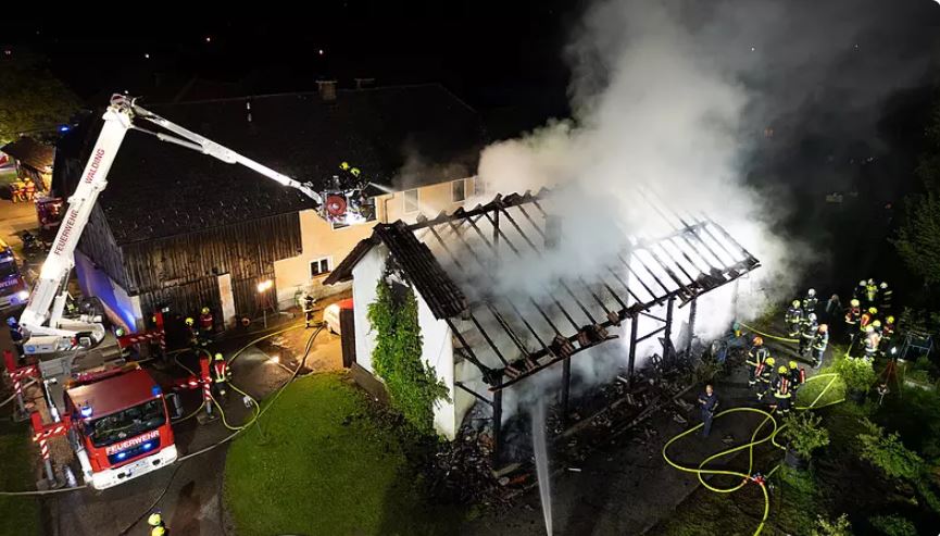 Goldwörth Feldkirchen/Donau Brand