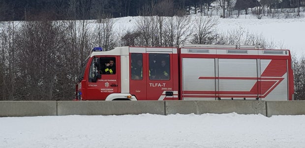 Heftige Rauchentwicklung im Semmering-Tunnel
