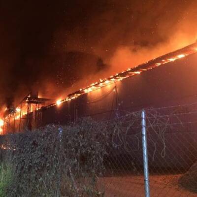 Der Großbrand in Klagenfurt wütete stundenlang.