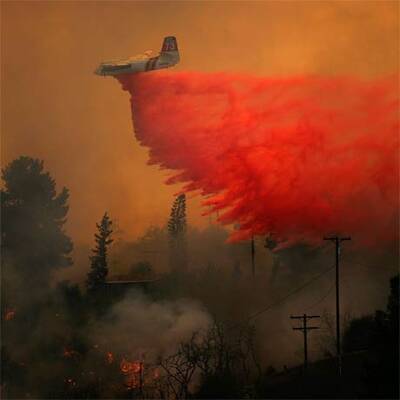 Feuersbrunst in Kalifornien