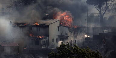 Wald- und Buschbr&auml;nde in Griechenland