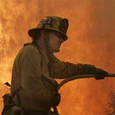 Feuersbrunst in Kalifornien