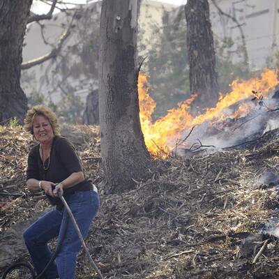 Buschbrände in Kalifornien
