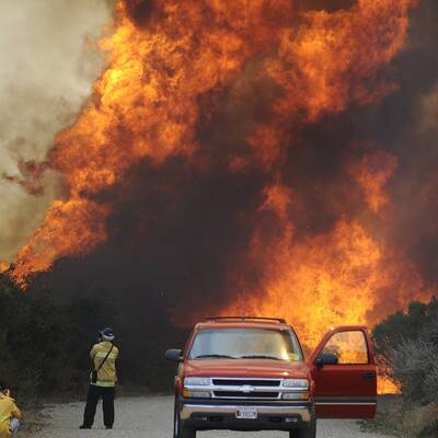Buschbrände in Kalifornien