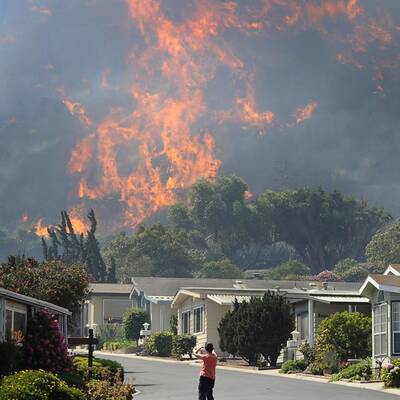 Buschbrände in Kalifornien