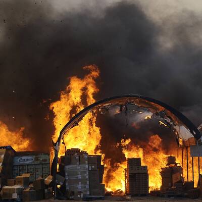 Buschbrände in Kalifornien