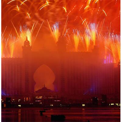 Größtes Feuerwerk der Welt in Dubai