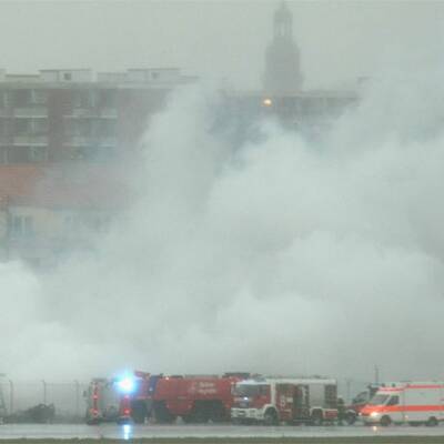 Feuer auf Flughafen Tegel