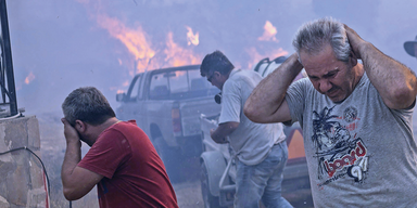 Feuer Ferien-Hotspots