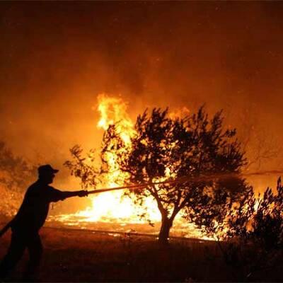 Kampf gegen die Flammen