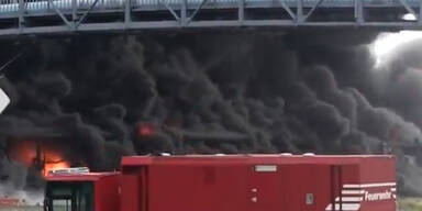 Ludwigshafen: Gro&szlig;brand bei BASF